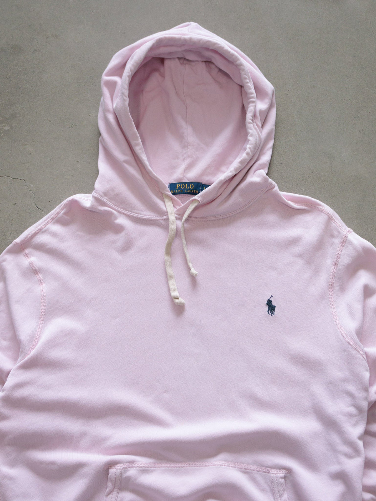 Pink Polo Ralph Lauren Lightweight Hoodie (L)
