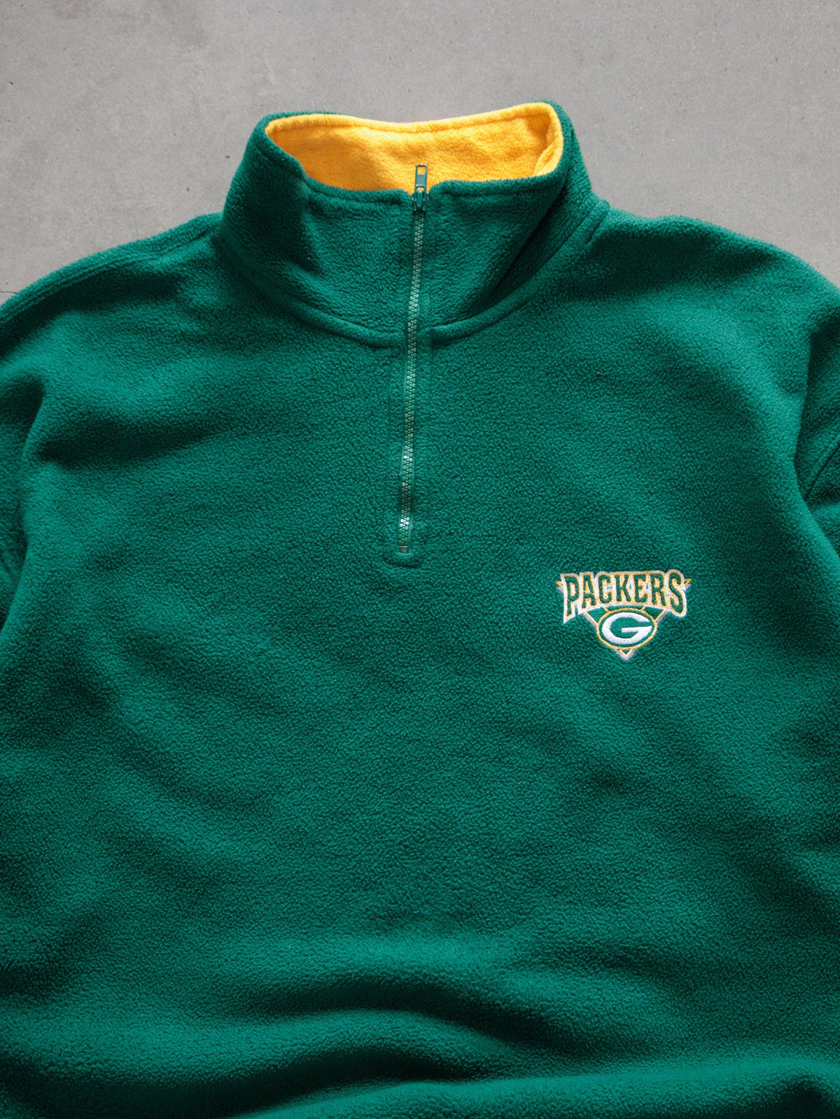 Vintage 90s Green Bay Packers Fleece Quarter Zip (XL)