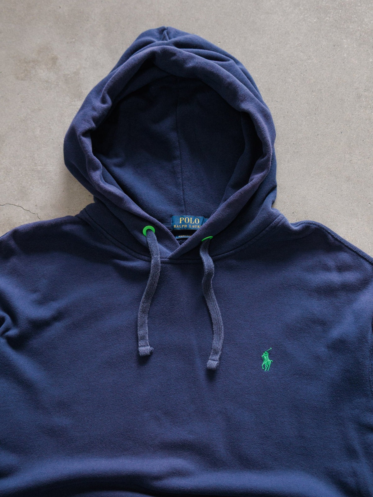Navy Polo Ralph Lauren Lightweight Hoodie (XL)