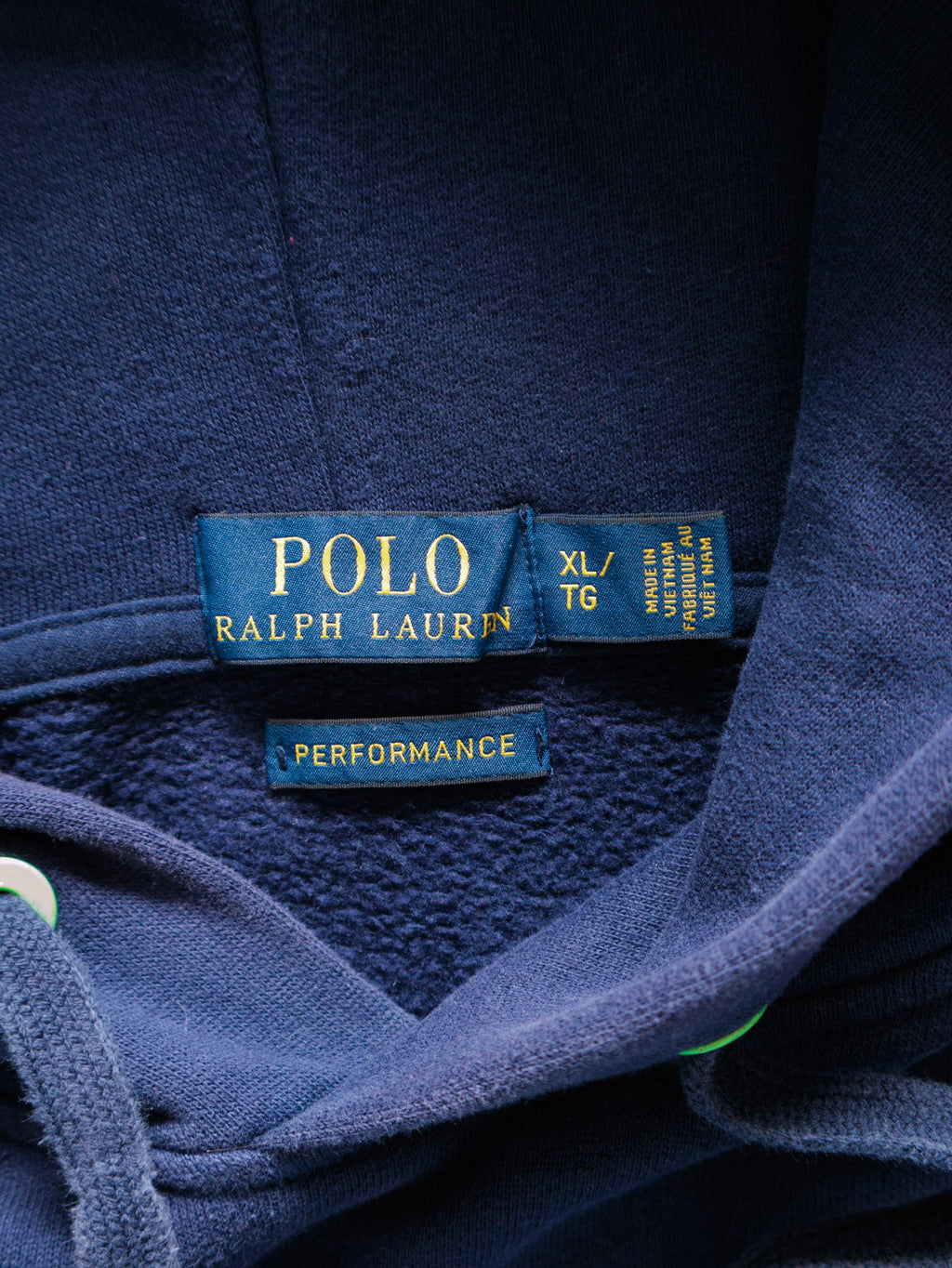 Navy Polo Ralph Lauren Lightweight Hoodie (XL)