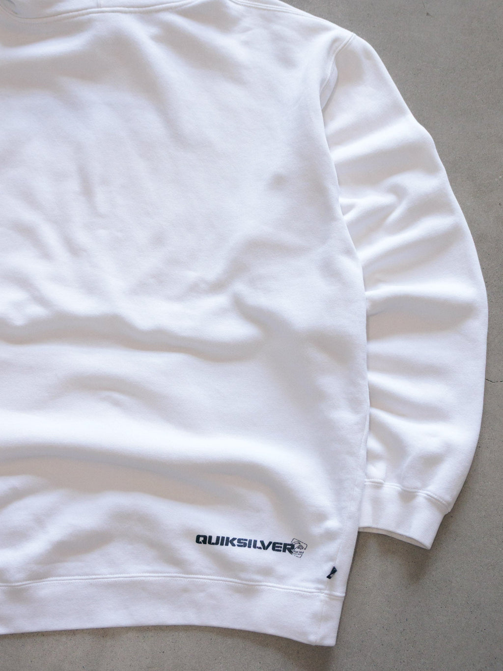 Vintage 00s White Quiksilver Hoodie (L)