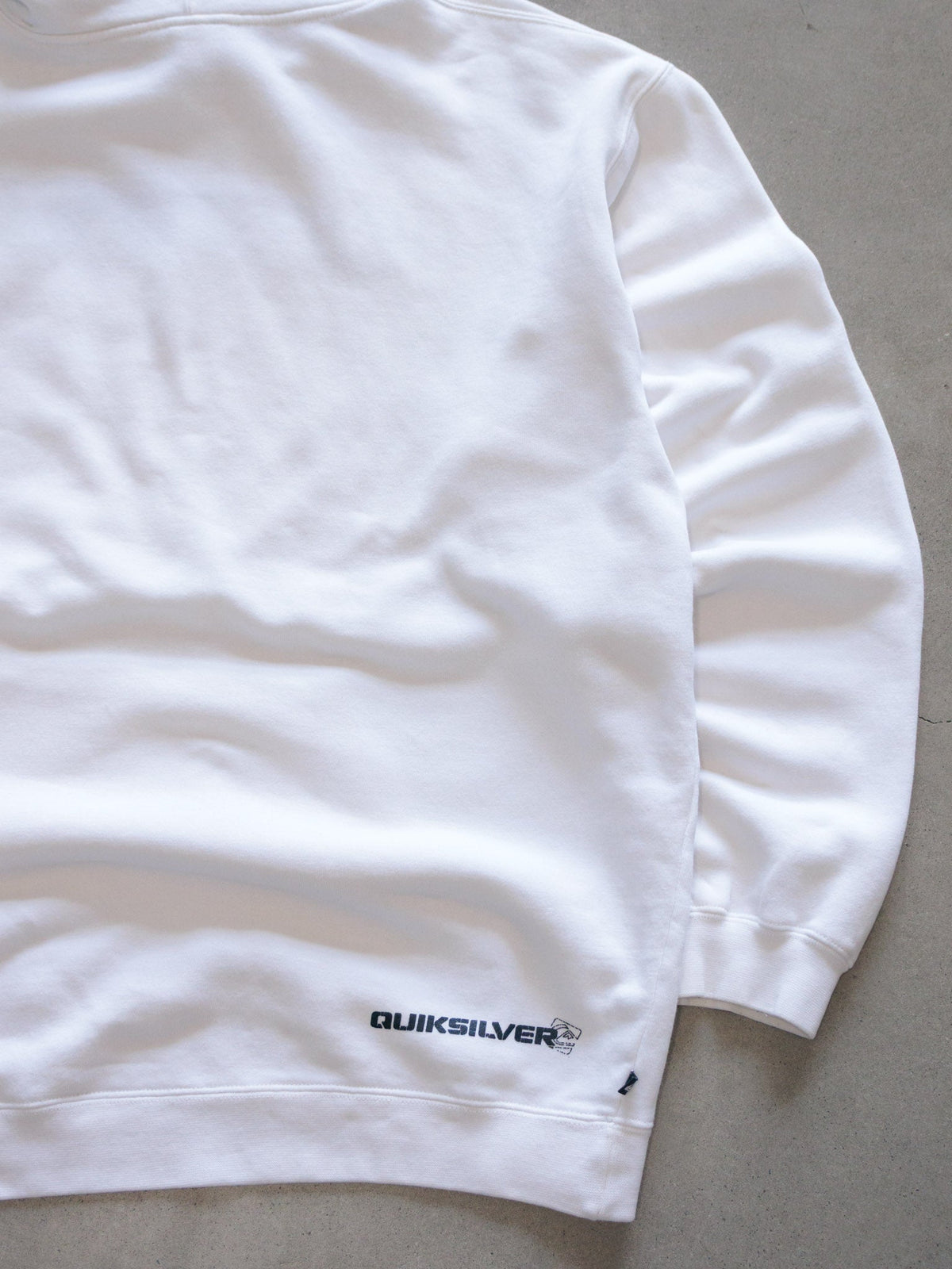 Vintage 00s White Quiksilver Hoodie (L)