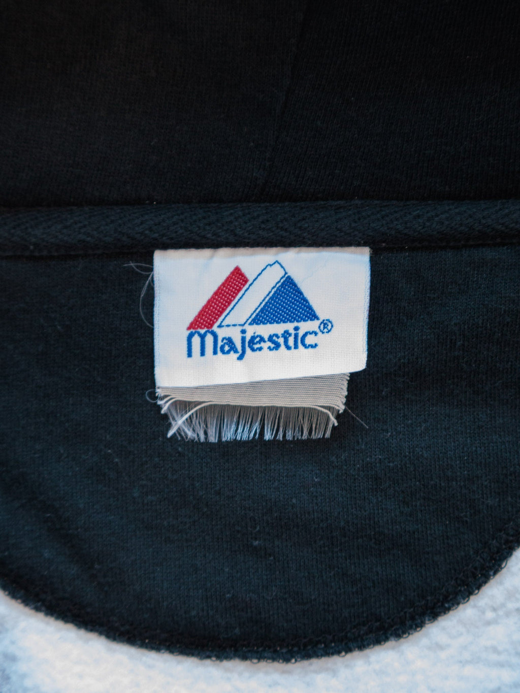 Vintage Grey New York Mets Full Zip Hoodie (L)