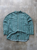 Vintage 90s Green Striped Chaps Ralph Lauren Shirt (L)