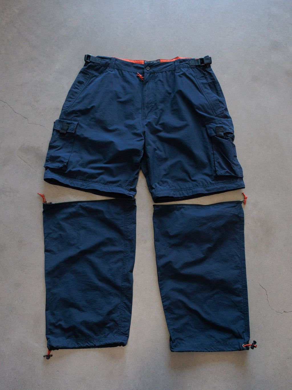 Vintage 00s Navy DownEast Outfitters Convertible Cargo Pants (XL)