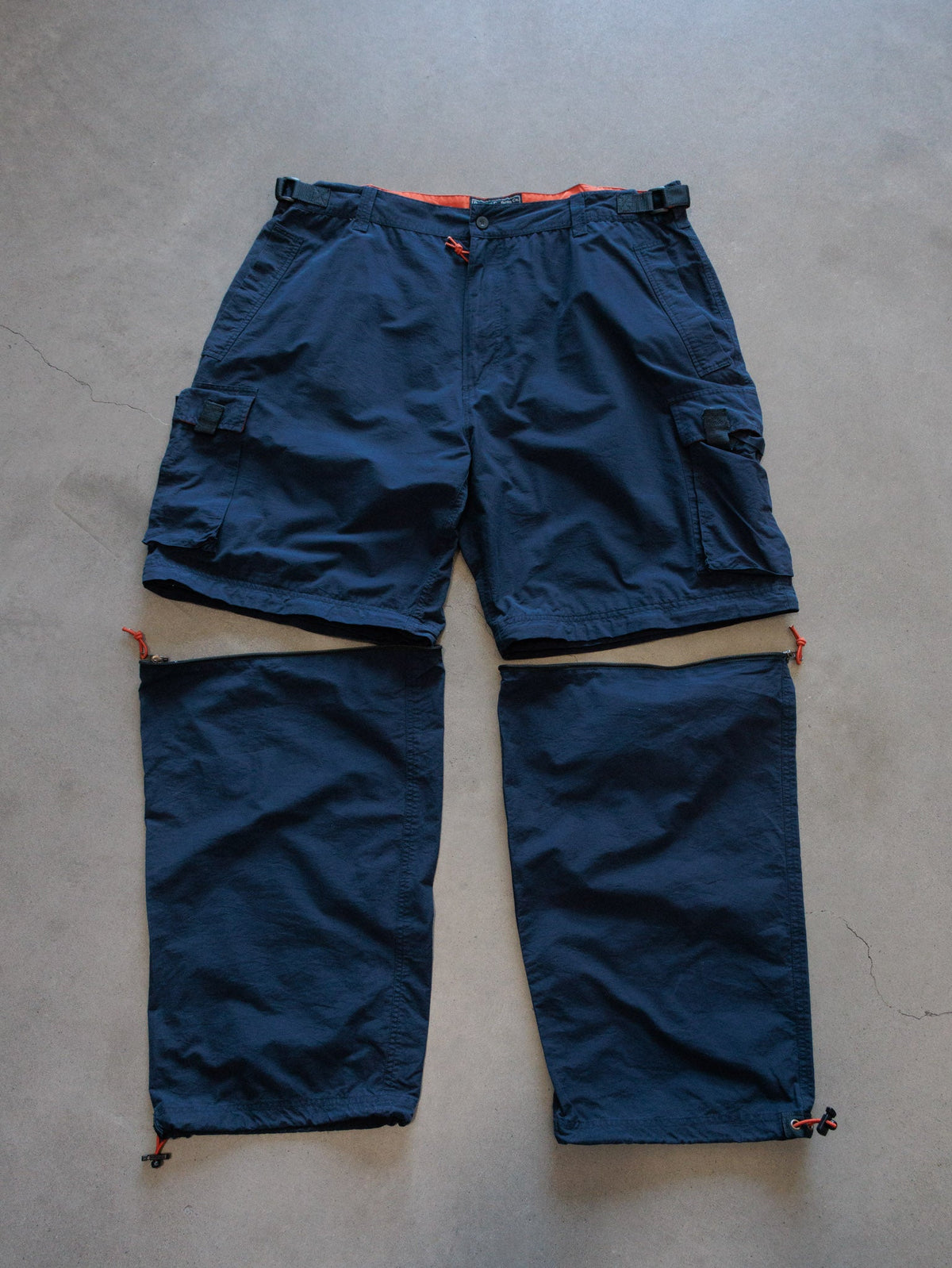 Vintage 00s Navy DownEast Outfitters Convertible Cargo Pants (XL)