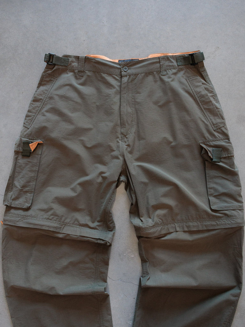 Vintage 00s Green DownEast Outfitters Convertible Cargo Pants (XL)