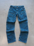 Blue Carhartt Double Knee Carpenter Jeans (W32)