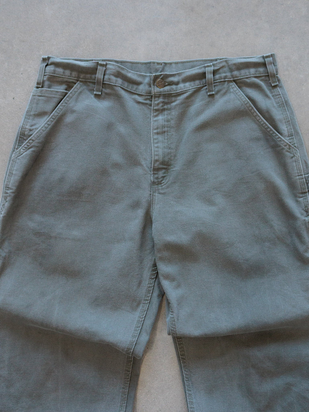 Green Carhartt Carpenter Pants (W36)