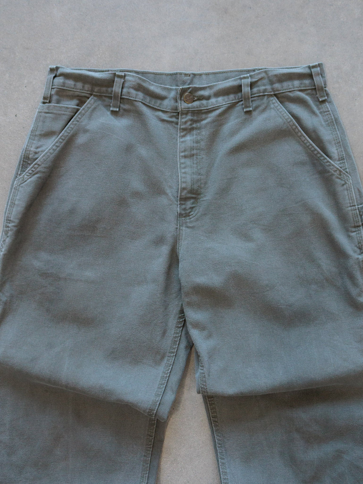 Green Carhartt Carpenter Pants (W36)
