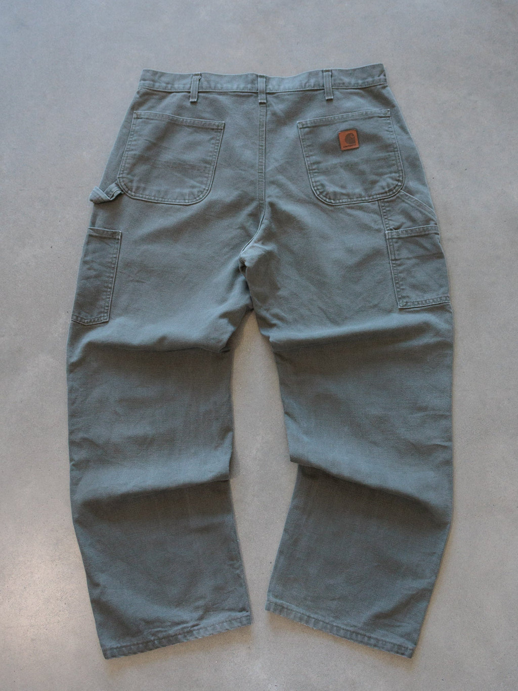 Green Carhartt Carpenter Pants (W36)