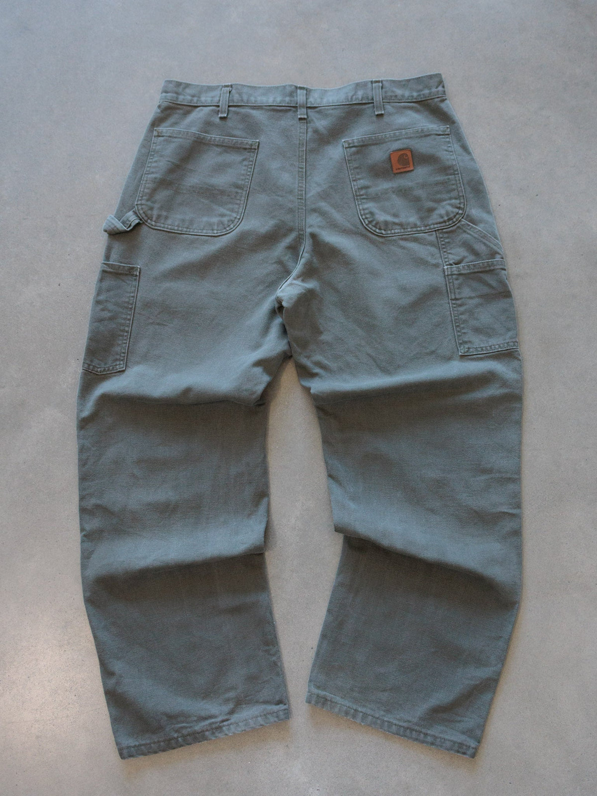 Green Carhartt Carpenter Pants (W36)