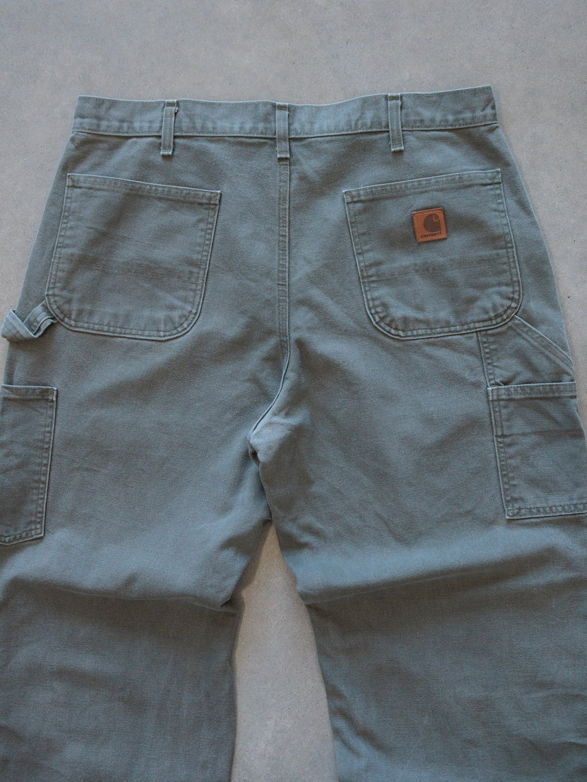 Green Carhartt Carpenter Pants (W36)