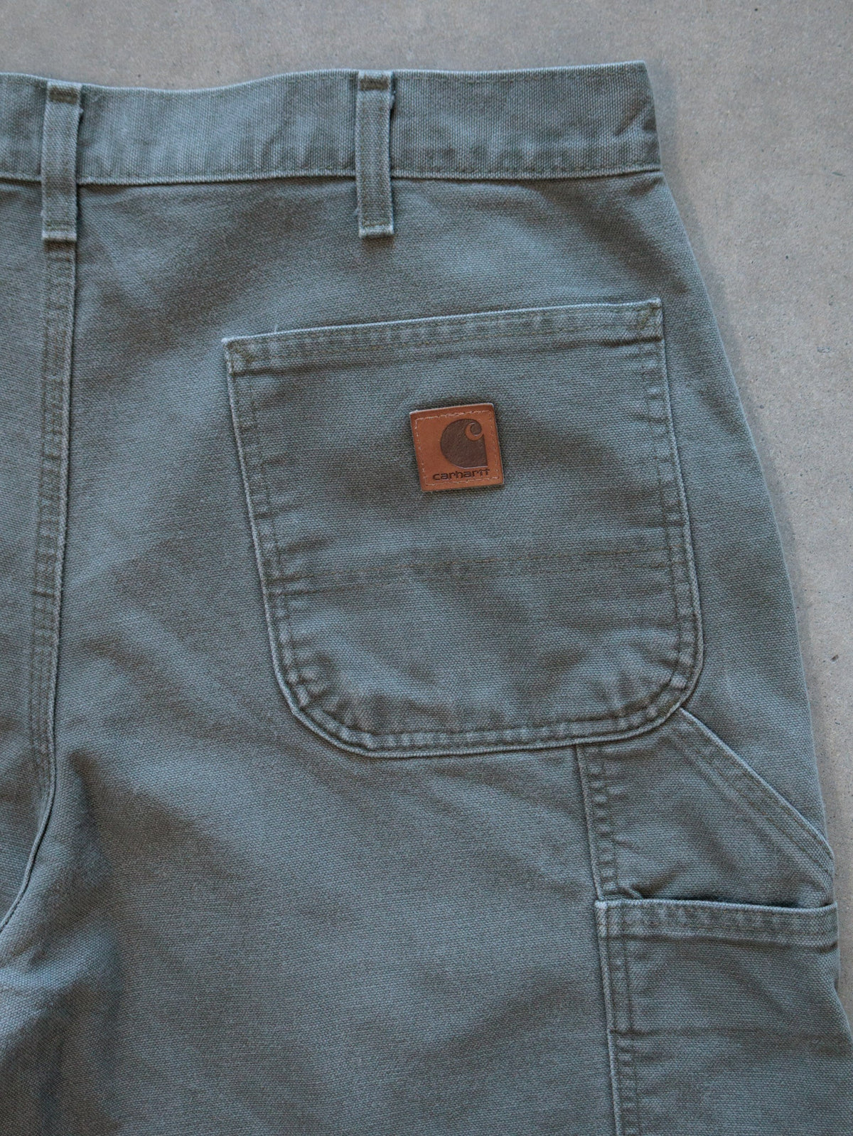 Green Carhartt Carpenter Pants (W36)