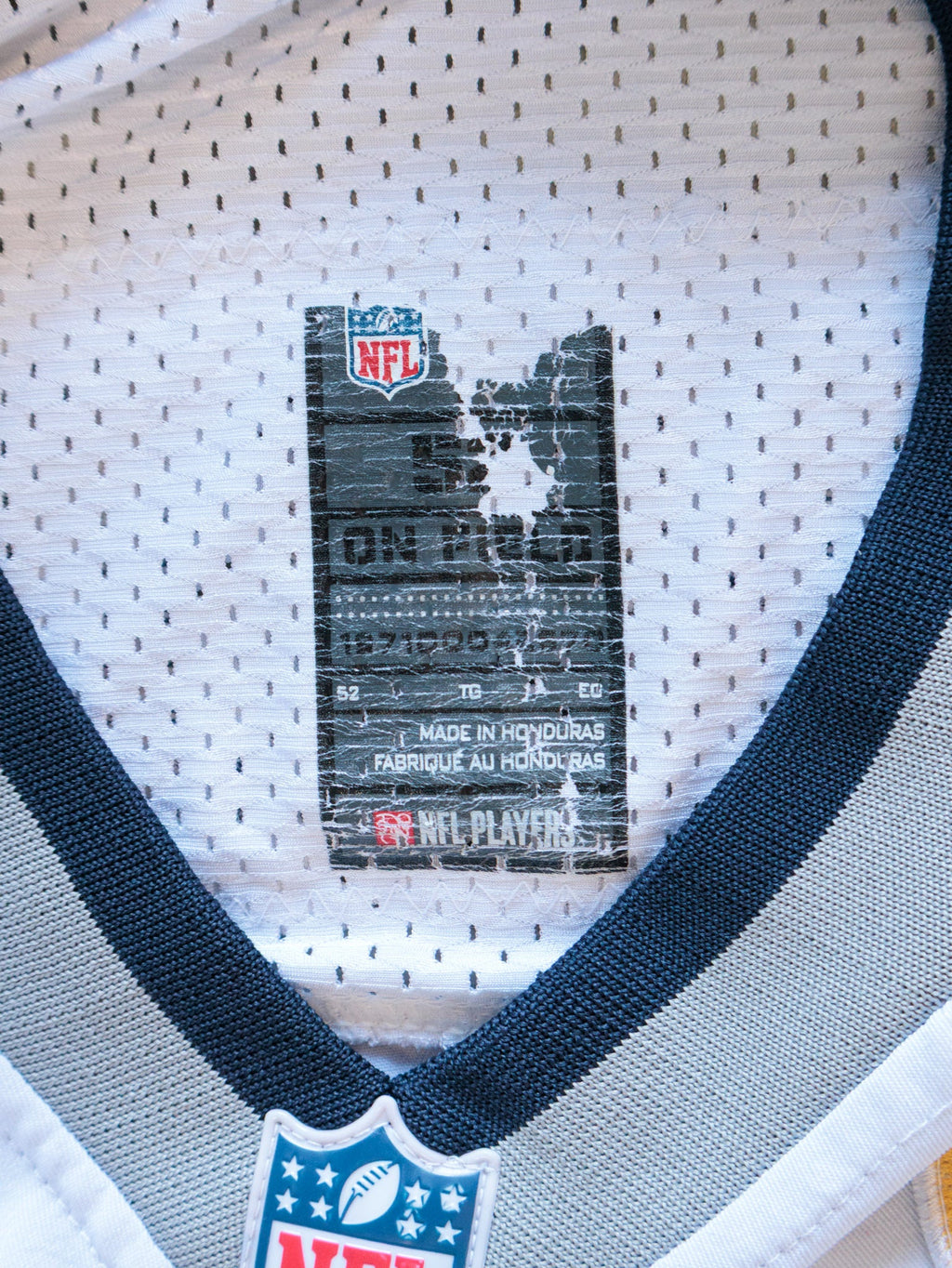 White Nike New England Patriots Brady Jersey (XL)