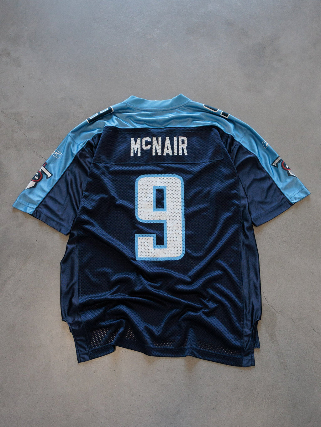 Vintage Navy Reebok Tennessee Titans McNair Jersey (L)