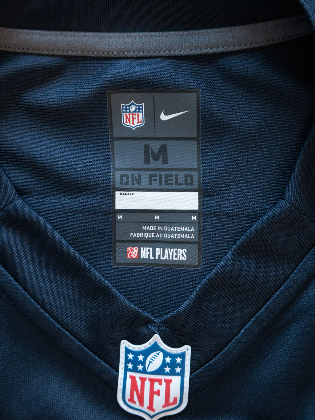 Navy Nike Chicago Bears Long Jersey (M)