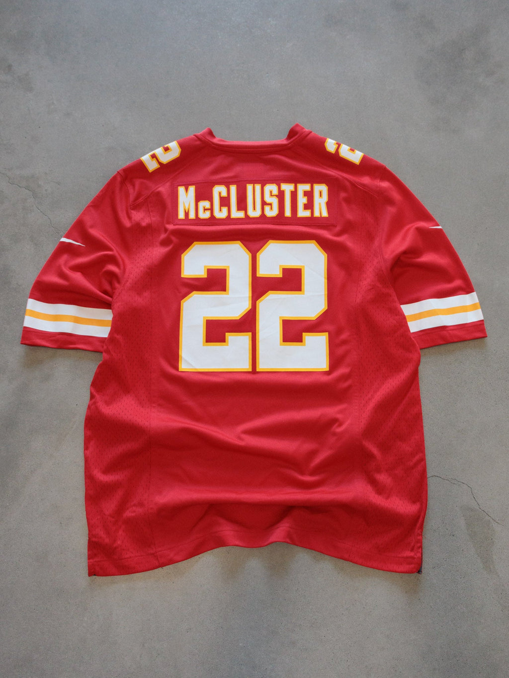 Vintage Red Nike Kansas City Chiefs McCluster Jersey (L)