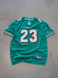 Vintage 00s Green Reebok Miami Dolphins Brown Jersey (18-20Y)