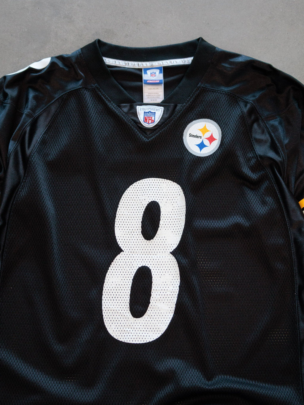Vintage 00s Black Reebok Pittsburgh Steelers Maddox Jersey (M)