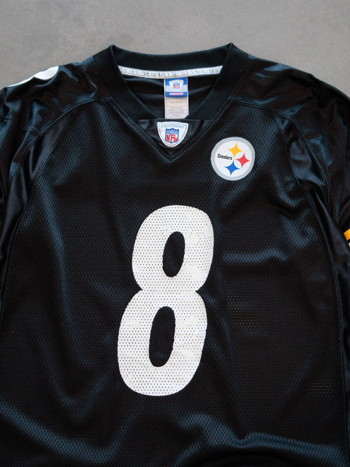 Vintage 00s Black Reebok Pittsburgh Steelers Maddox Jersey (M)