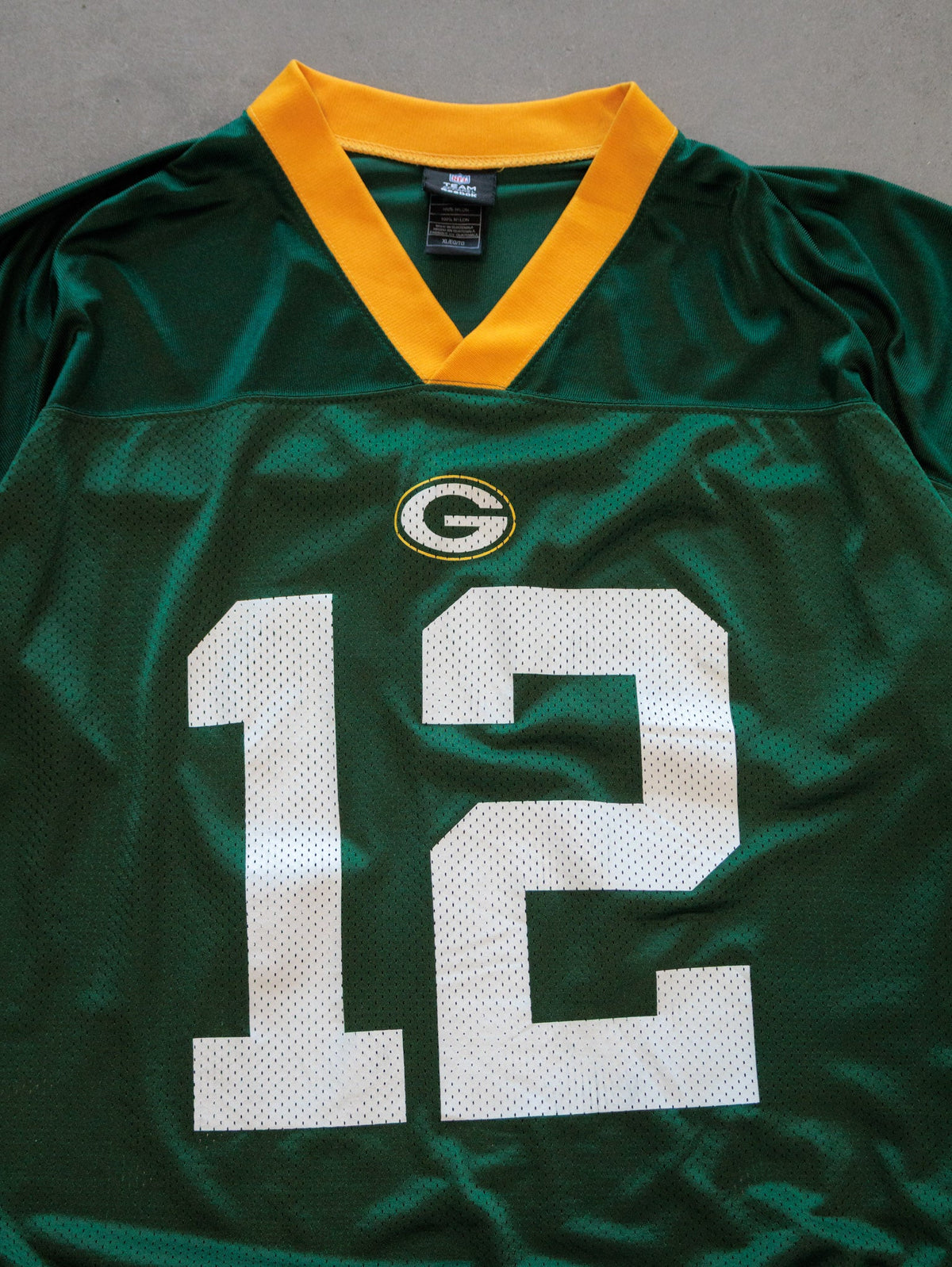 Vintage 00s Green Reebok Green Bay Packers Rodgers Jersey (XL)