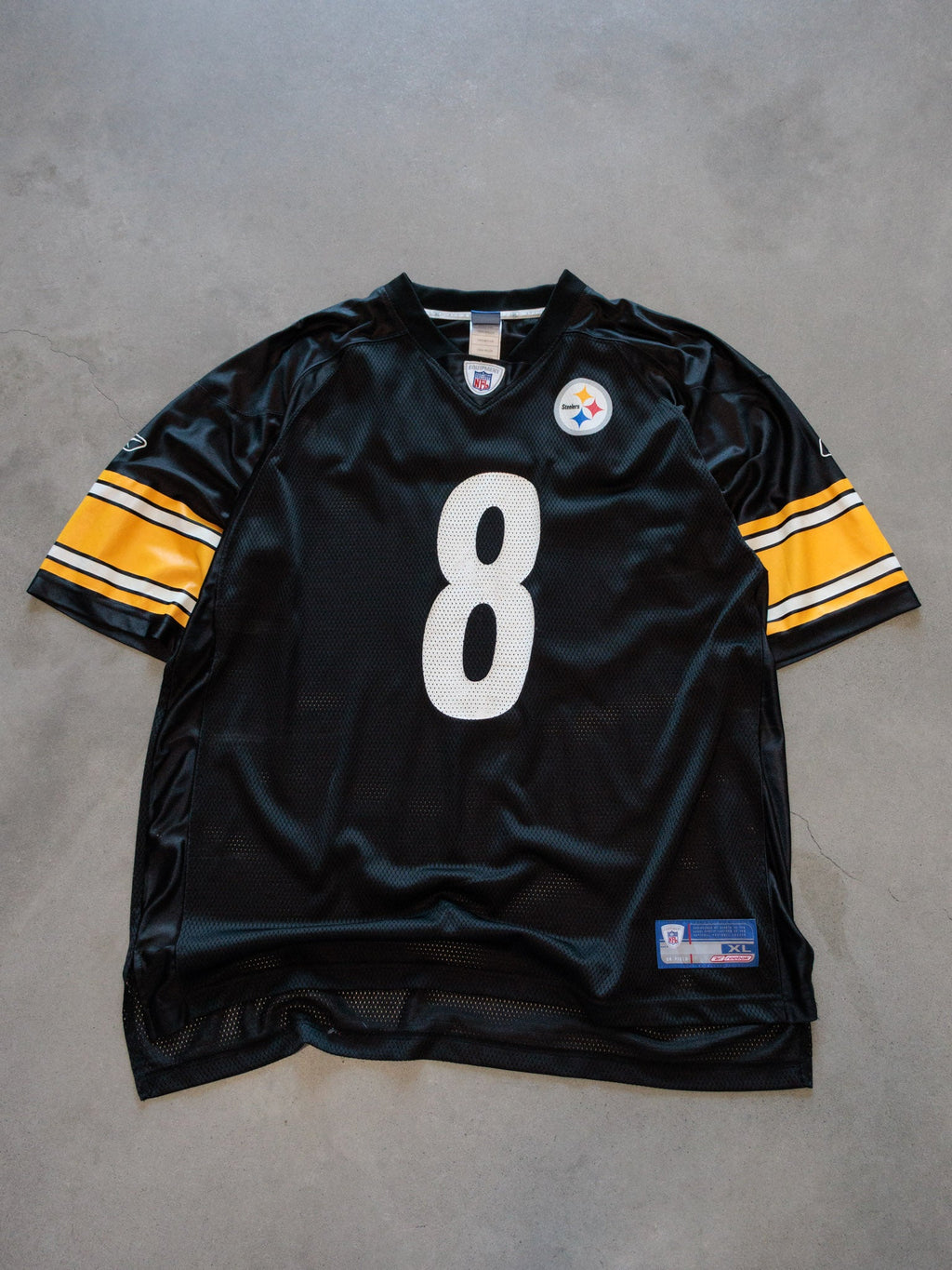 Vintage 00s Black Reebok Pittsburgh Steelers Maddox Jersey (XL)