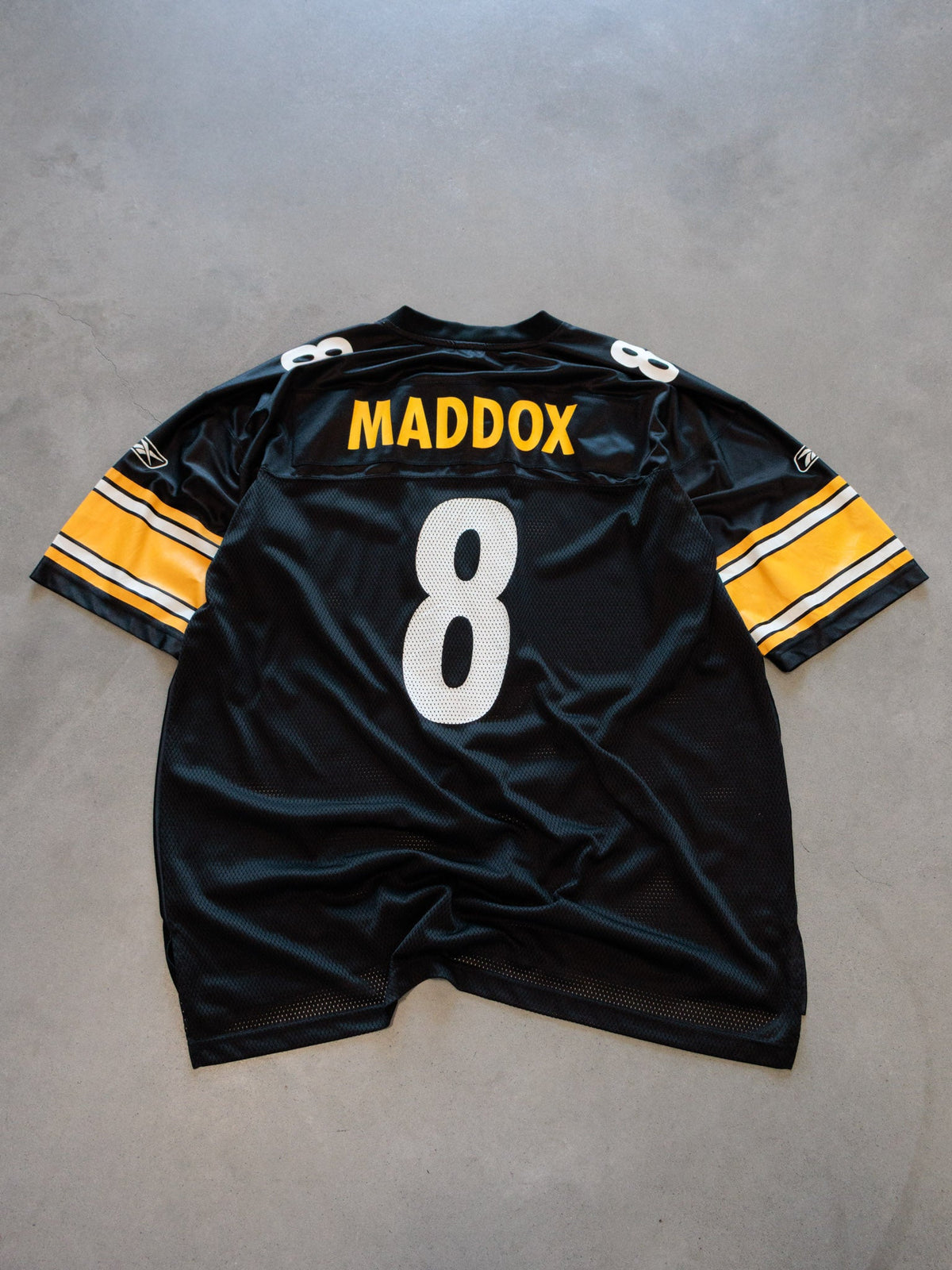 Vintage 00s Black Reebok Pittsburgh Steelers Maddox Jersey (XL)
