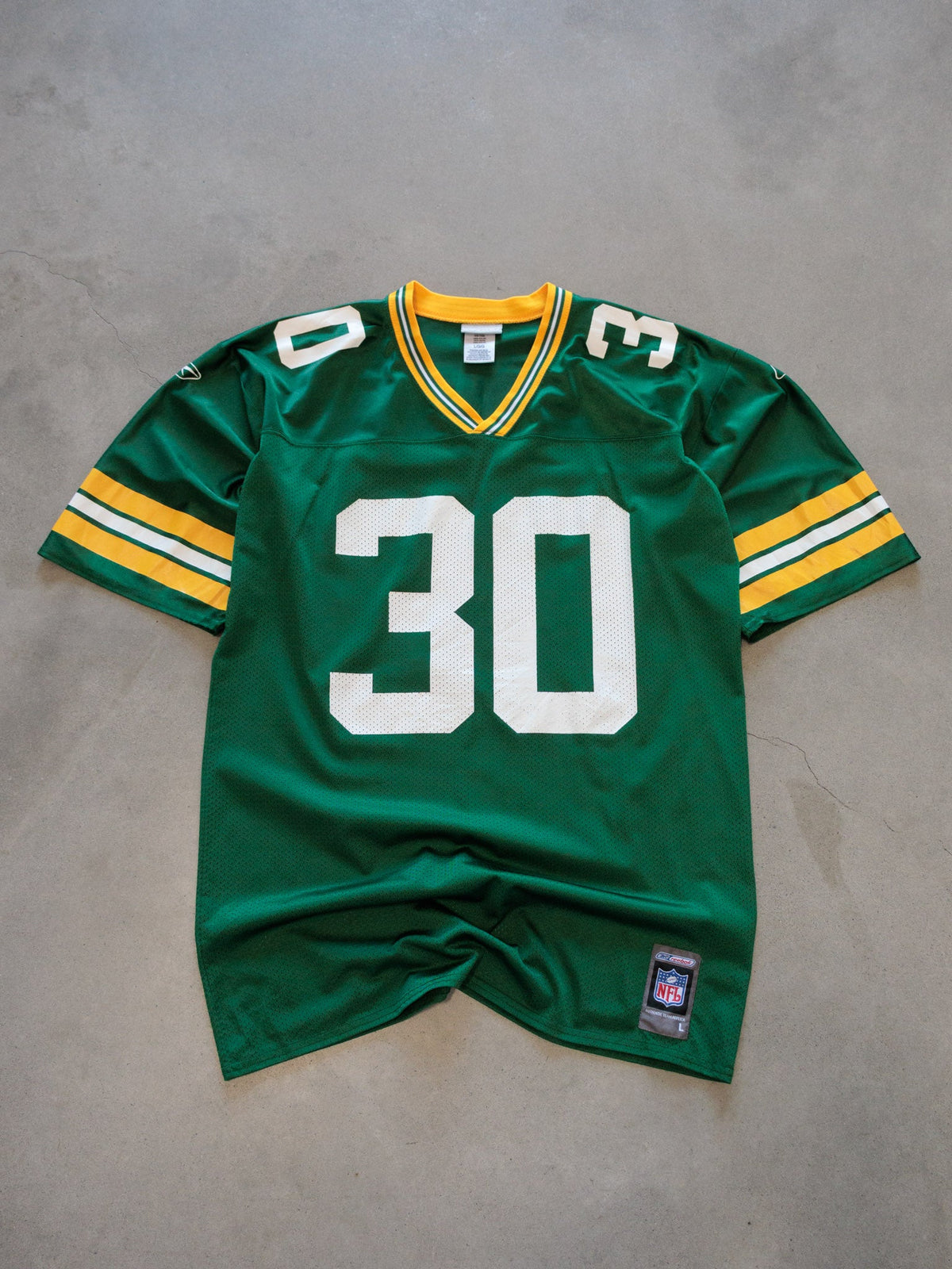 Vintage 00s Reebok Green Bay Packers Ahman Green Jersey (L)