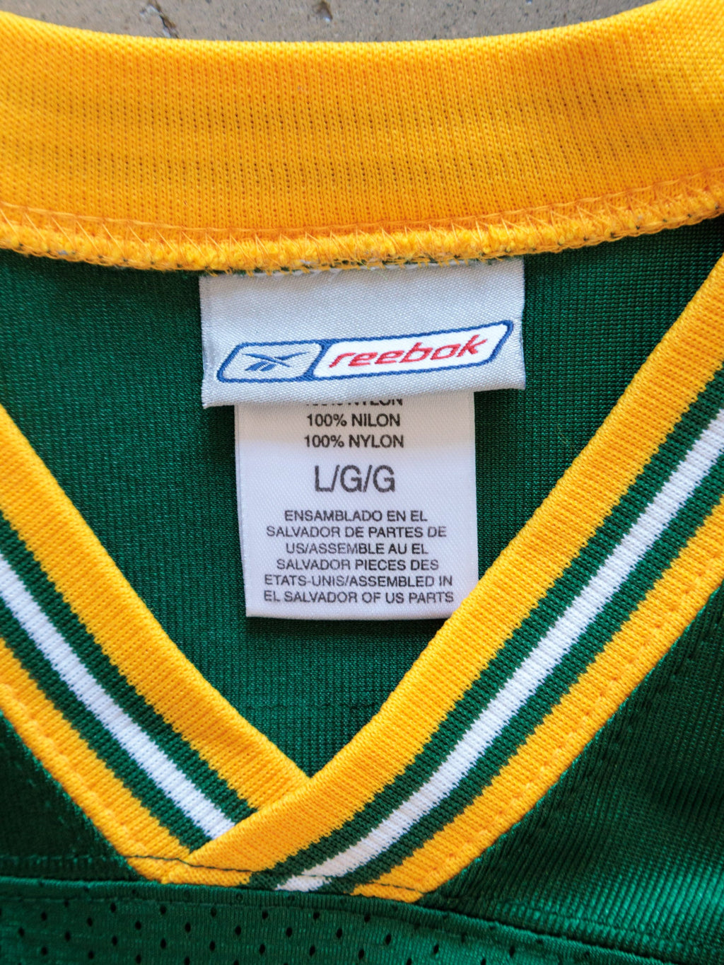 Vintage 00s Reebok Green Bay Packers Ahman Green Jersey (L)