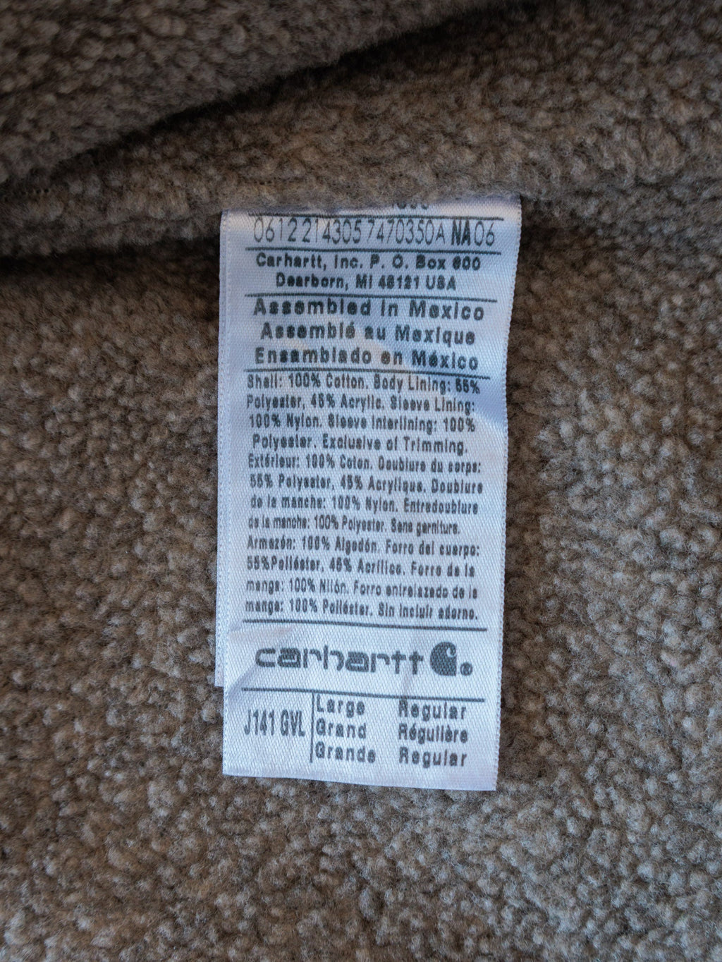 Vintage 2012 Carhartt J141 GVL 'Gravel' Sierra Jacket (L)