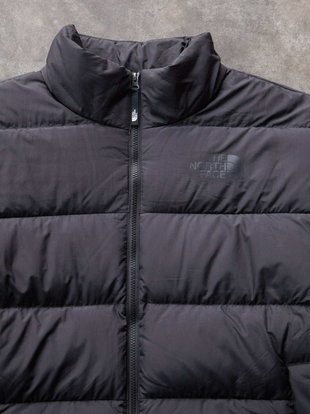 Vintage Black The North Face Puffer Jacket (XL)
