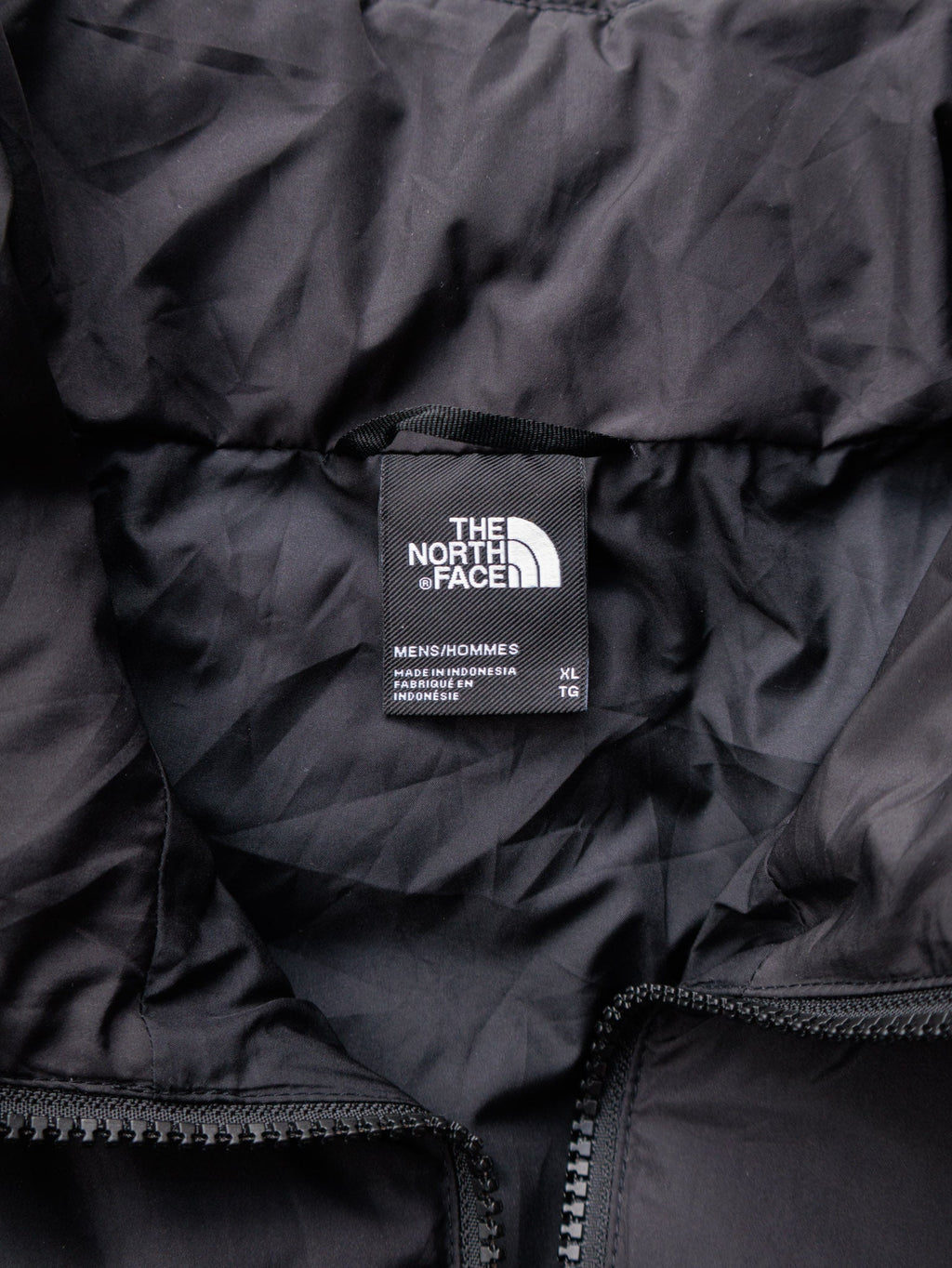 Vintage Black The North Face Puffer Jacket (XL)