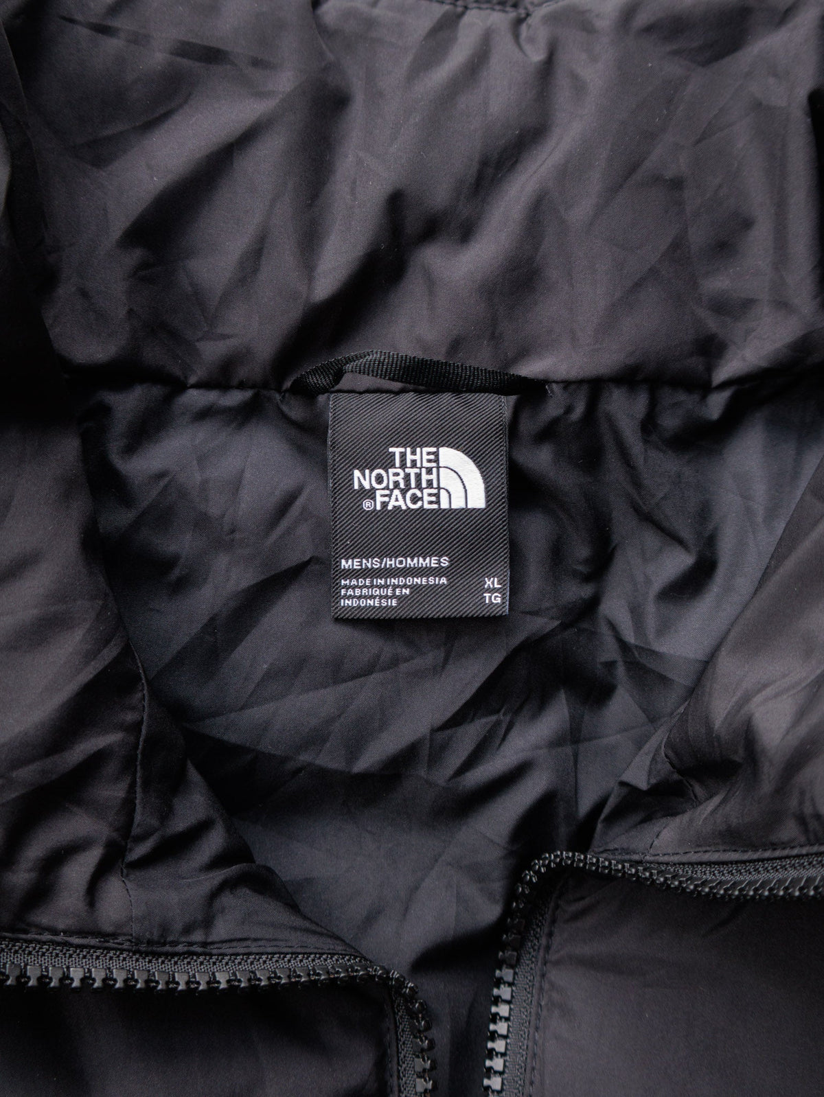 Vintage Black The North Face Puffer Jacket (XL)