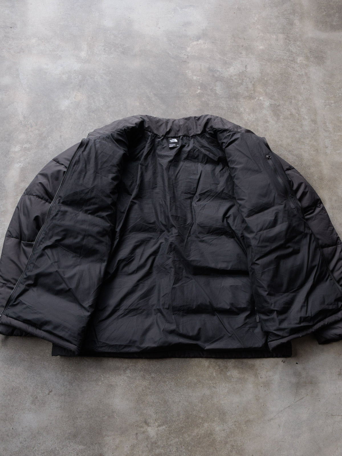 Vintage Black The North Face Puffer Jacket (XL)