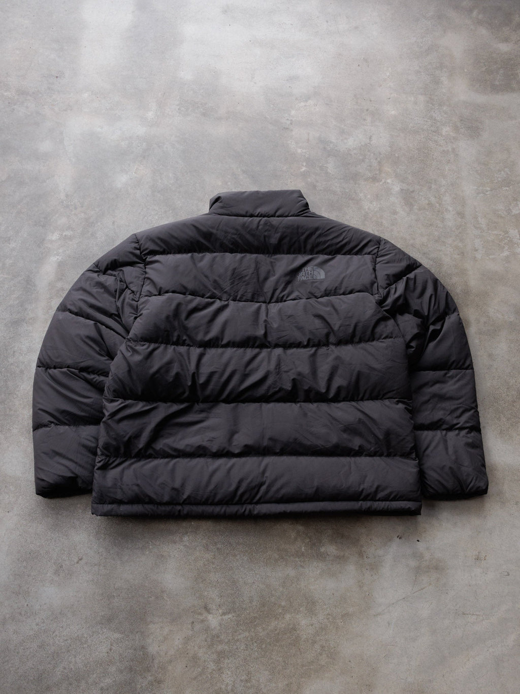 Vintage Black The North Face Puffer Jacket (XL)