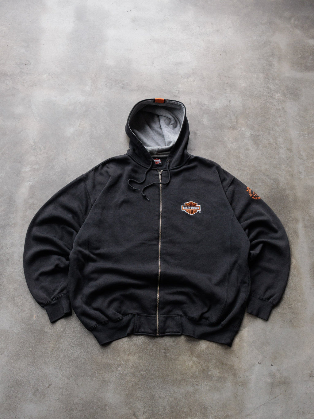 Vintage Harley-Davidson Manchester New Hampshire Full Zip Hoodie (2XL)