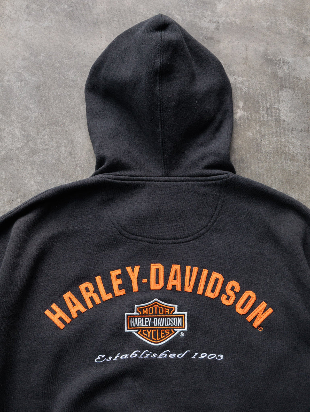 Vintage Harley-Davidson Manchester New Hampshire Full Zip Hoodie (2XL)