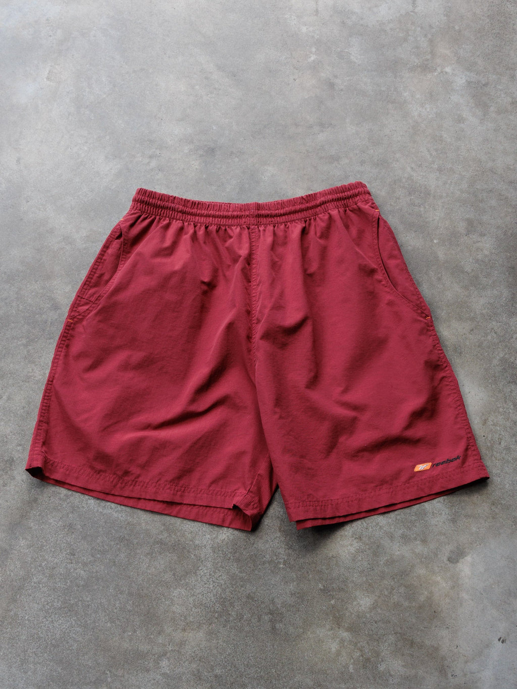 Vintage 00s Red Reebok Swim Shorts (L)