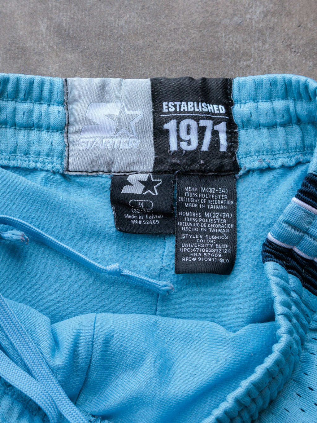 Vintage 90s Blue Starter Mesh Shorts (M)