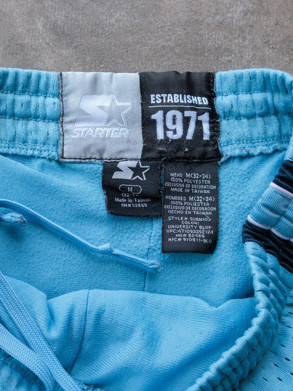 Vintage 90s Blue Starter Mesh Shorts (M)