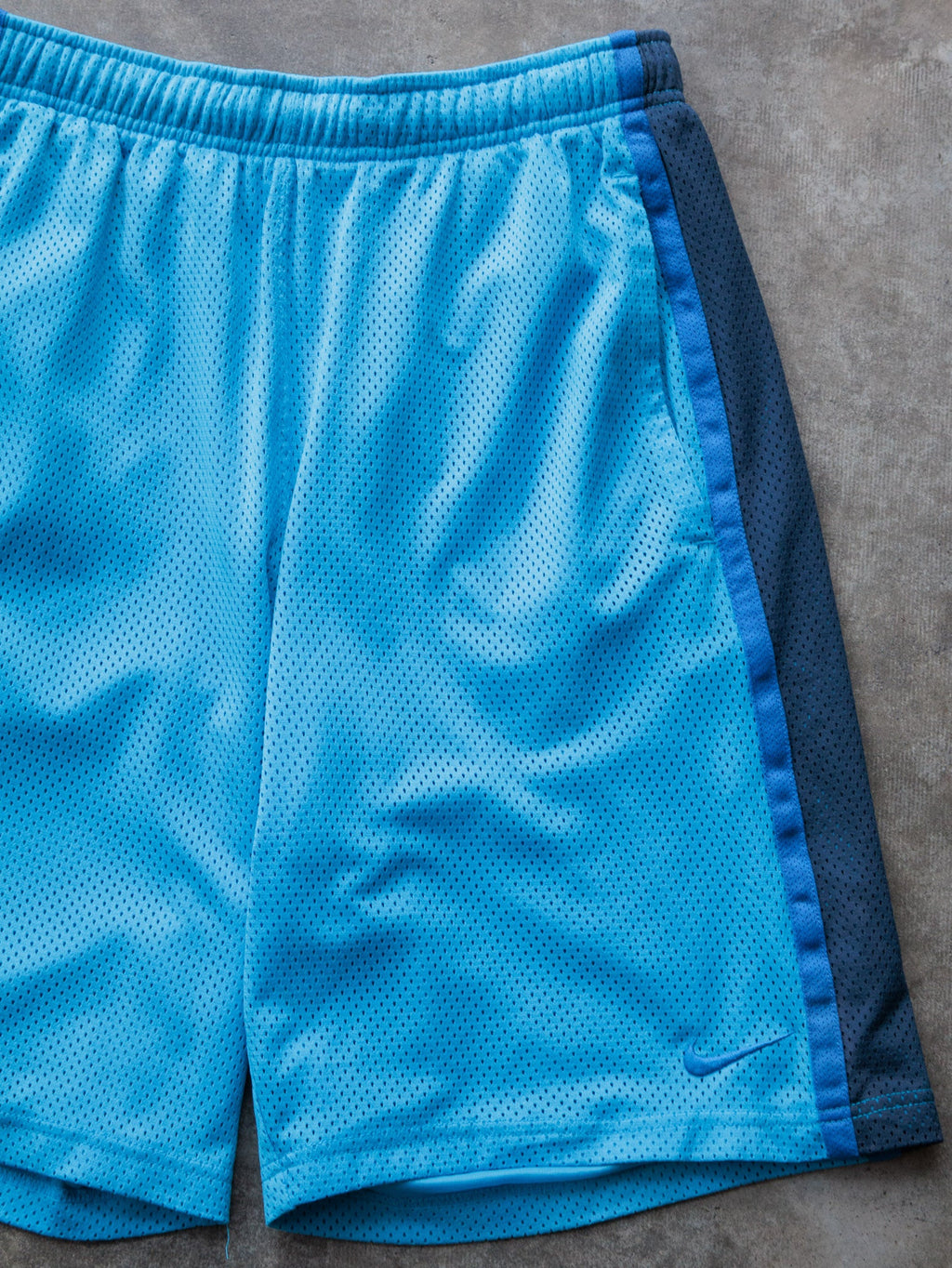 Vintage Blue Nike Mesh Shorts (M)