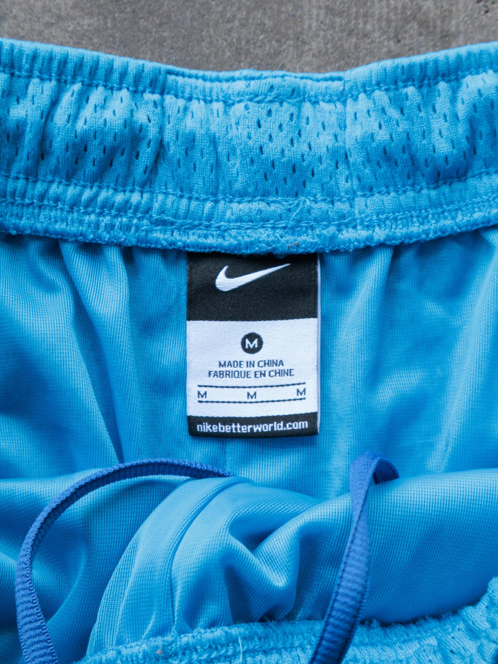Vintage Blue Nike Mesh Shorts (M)