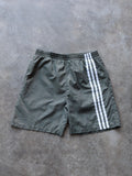 Vintage Green Adidas Swim Shorts (M)