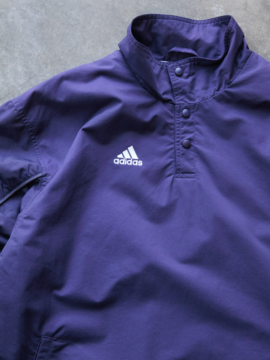Vintage 00s Purple Adidas Windbreaker (S)