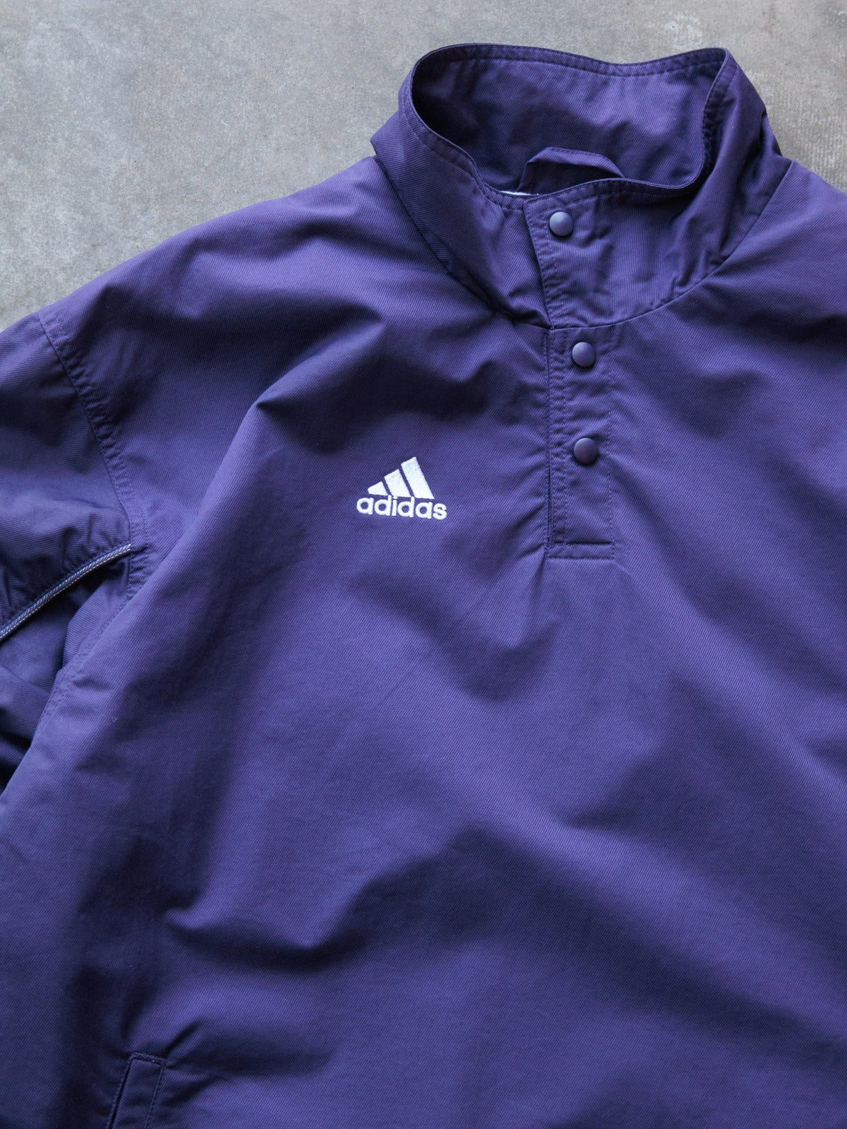 Vintage 00s Purple Adidas Windbreaker (S)