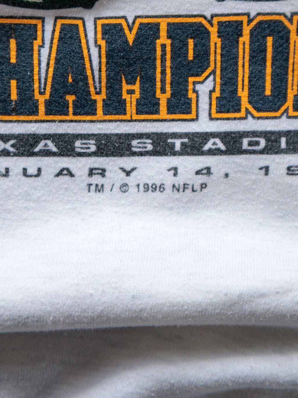 Vintage 1996 Green Bay Packers vs Dallas Cowboys NFC Championship Sweatshirt (S)