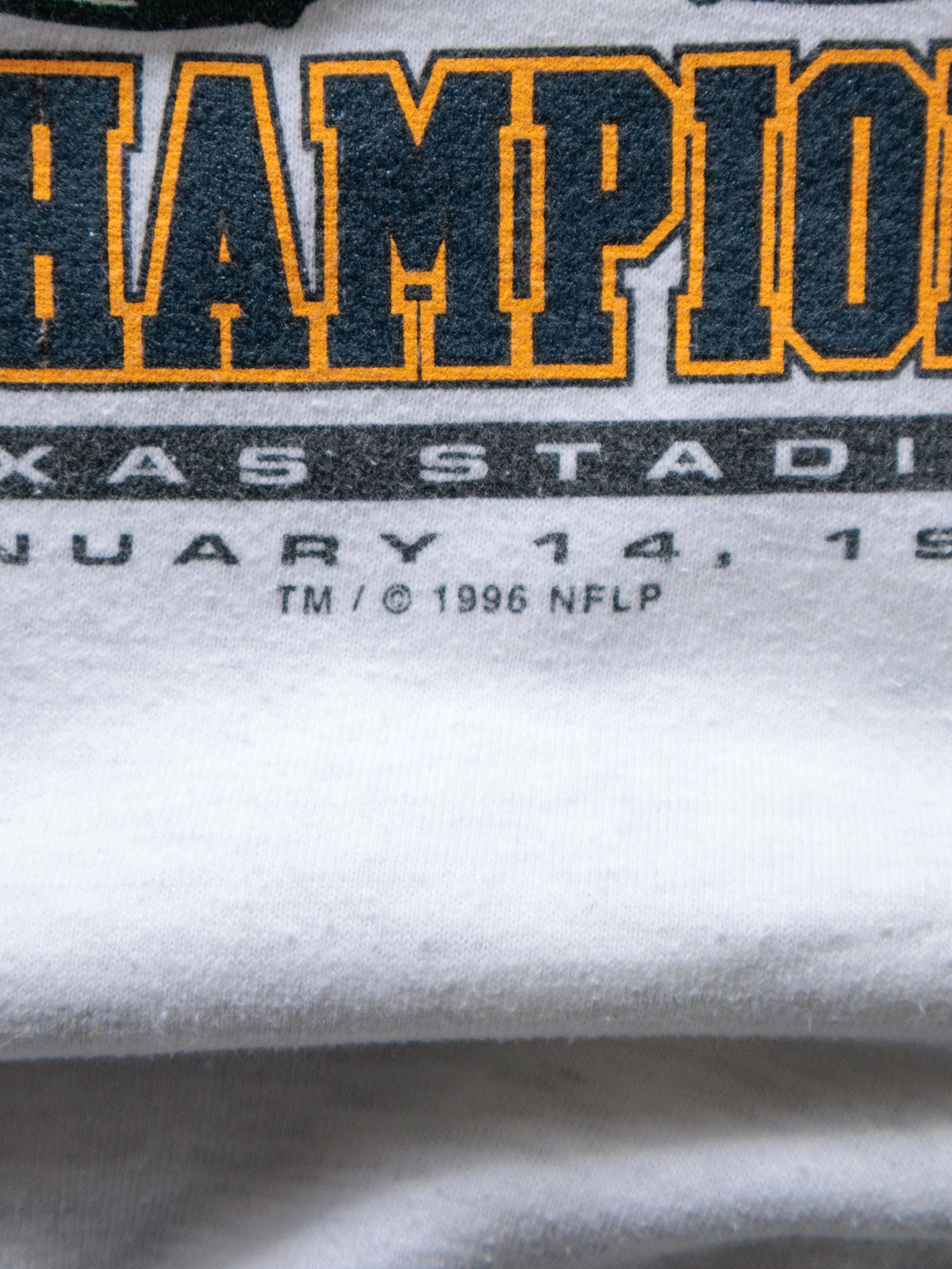 Vintage 1996 Green Bay Packers vs Dallas Cowboys NFC Championship Sweatshirt (S)