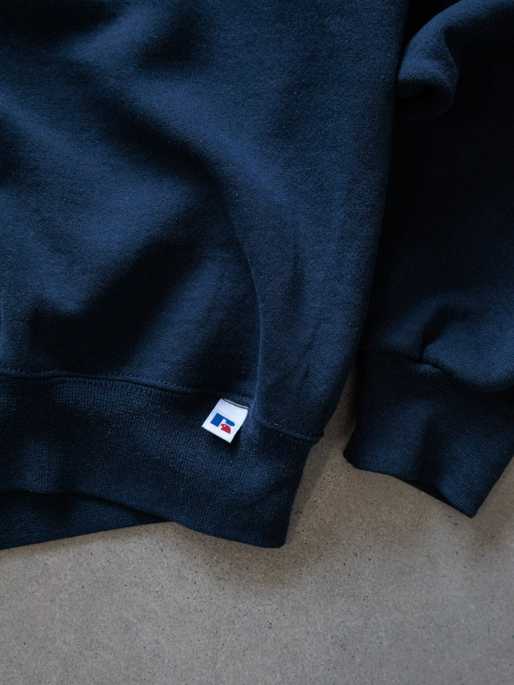 Vintage Navy Russell Athletic Sweatshirt (XL)