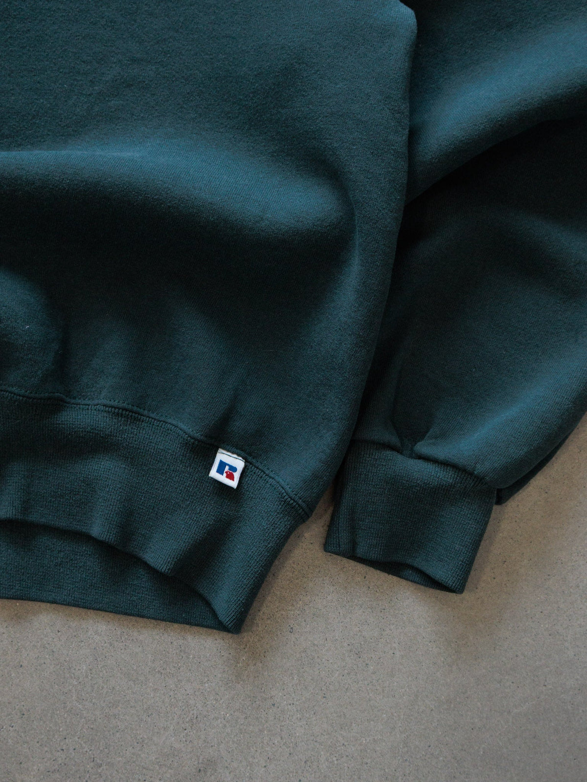 Vintage 90s Green Russell Athletic Sweatshirt (L)